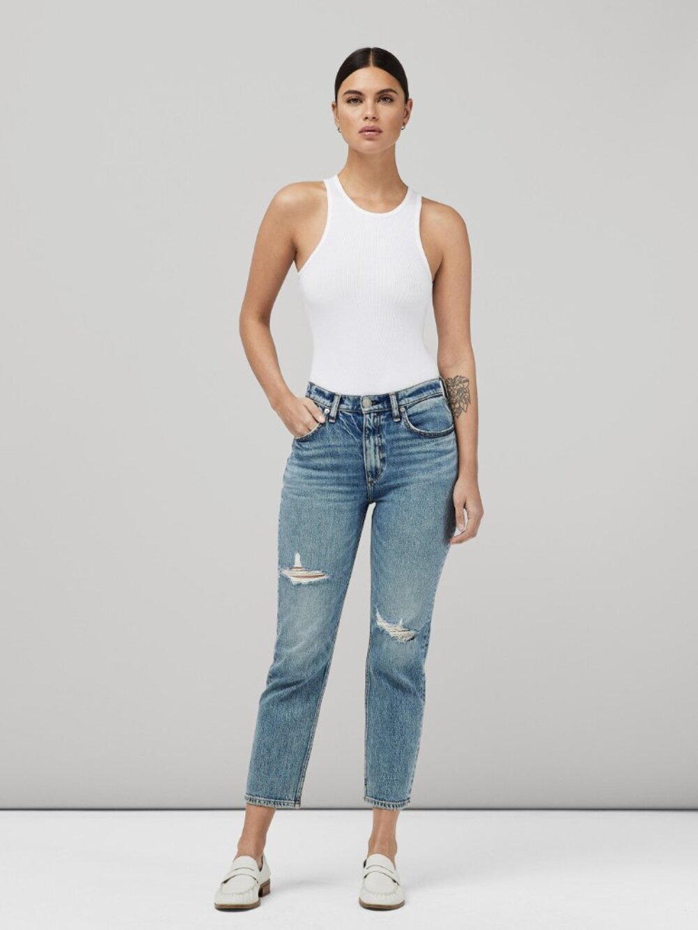 Rag & Bone Wren High rise slim stright jean